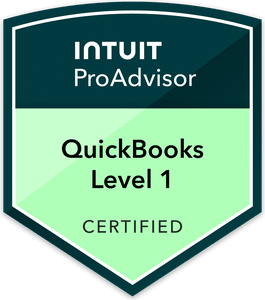 Intuit ProAdvisor, QuickBooks Level 1 Certified